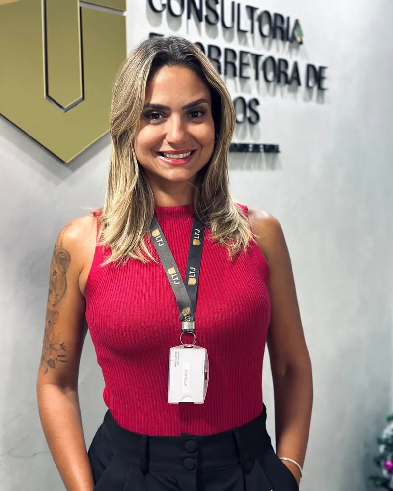 Rafaela, financeiro da LTJ Corretora